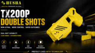 HUSHA TX200P | Nichttödliches Dual-Shot-Gerät für die Strafverfolgung