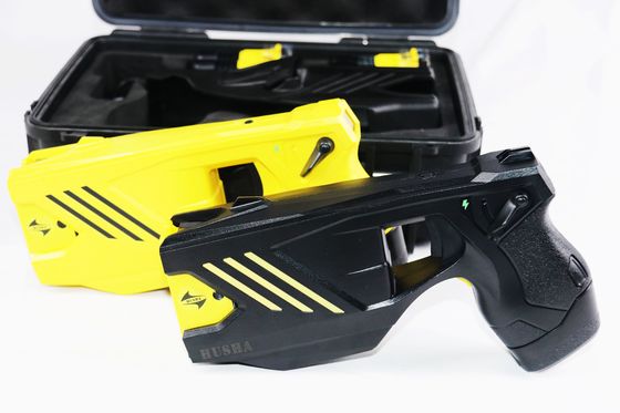 kaufen HUSHA TX200P Doppelpatronen Stun Gun mit IP57 wasserdicht und Doppellaser & LED Licht Nicht tödliche Waffe Online-Herstellung