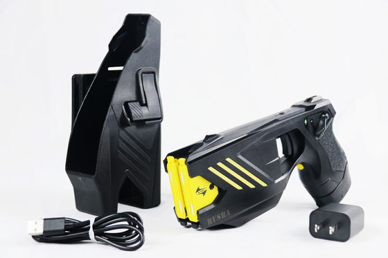 HUSHA Wasserdichte IP57 Stun Gun mit Doppelpatronen und 55±5KV Ausgangsspannung für Strafverfolgungsbehörden