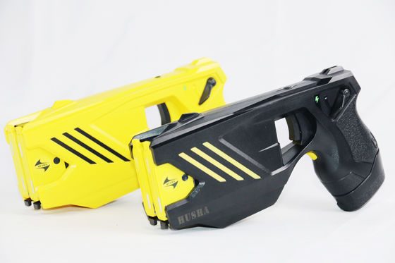 HUSHA Double Shots Stun Gun mit 7.4V 1400mAh Batterie und IP57 wasserdichte Verteidigungswaffe